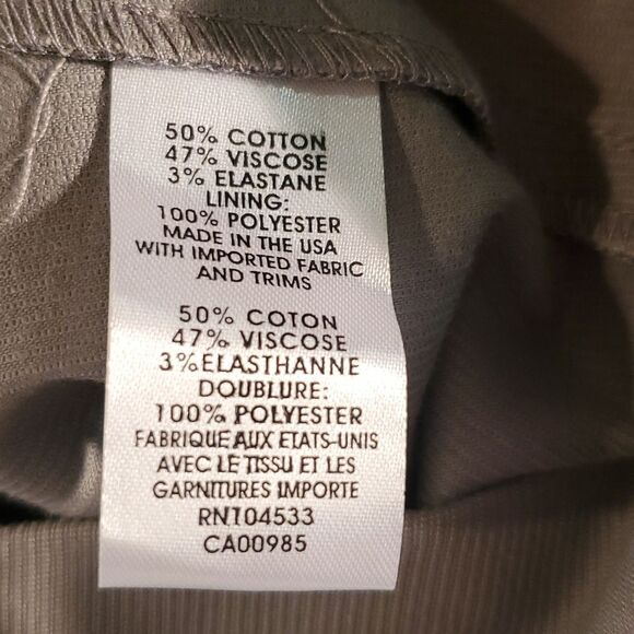 Nanette Lepore grey side button wide leg trousers NWT size 0 - Picture 10 of 10